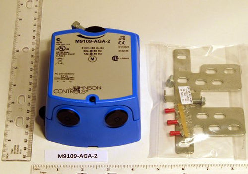Johnson Controls M9310-HGA-2 24V Damper Actuator, 88#in Torque, Non-Spring Return, 90 Second Timing