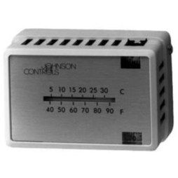 Johnson Controls T-4506-201 Dual Temp Control with Index Switch, Direct Acting, Horizontal Mount