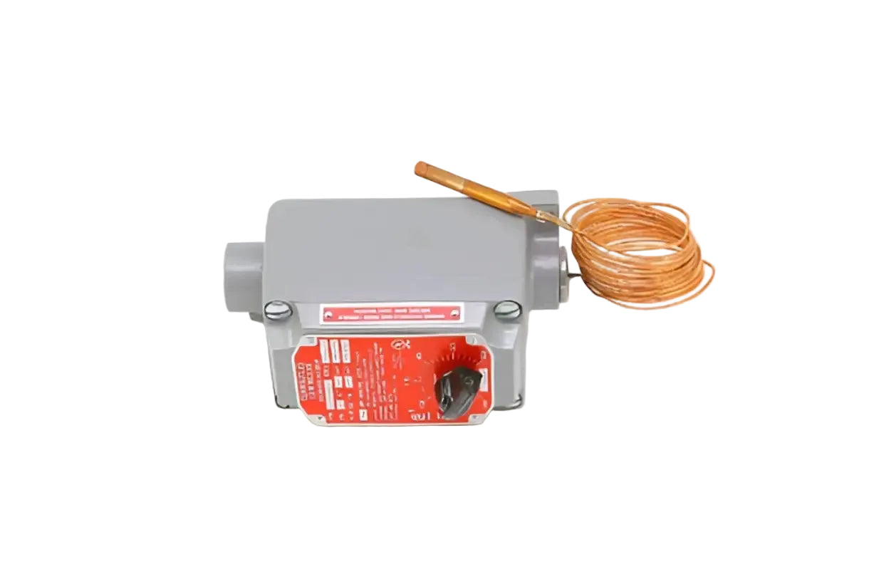 Johnson Controls A19AUC-4, Temperature Control, 100/250F;10' Cap; SPDT