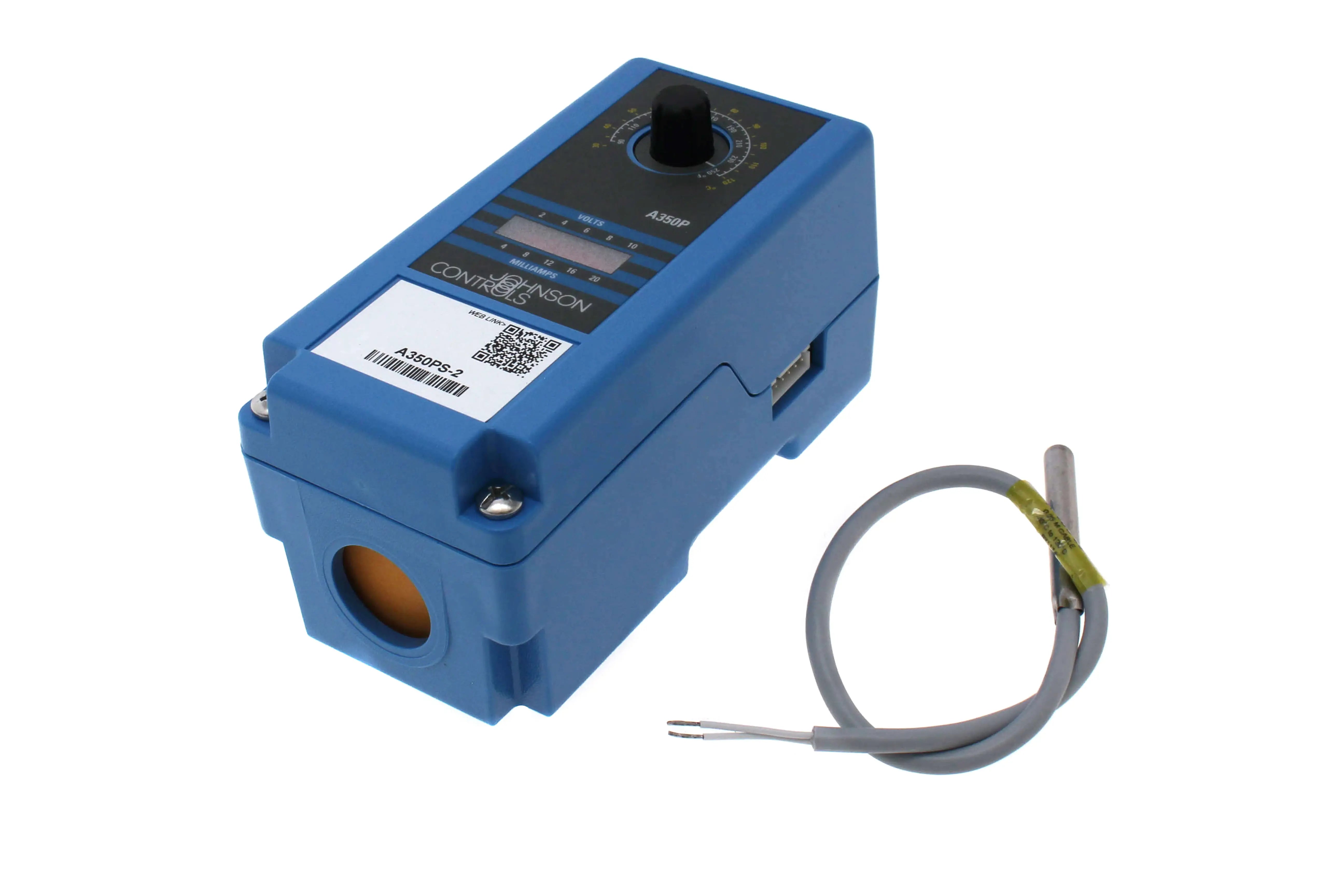 Johnson Controls A350PS-2 Temperature Control with Integrated Stat, 90/240F (30/120C) Propylene Glycol