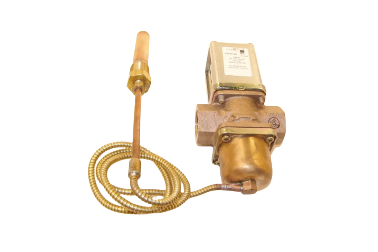 Johnson Controls V47AC-29 3/4" Temperature Control Valve, 115-180F Range, 11/16"x3.25"