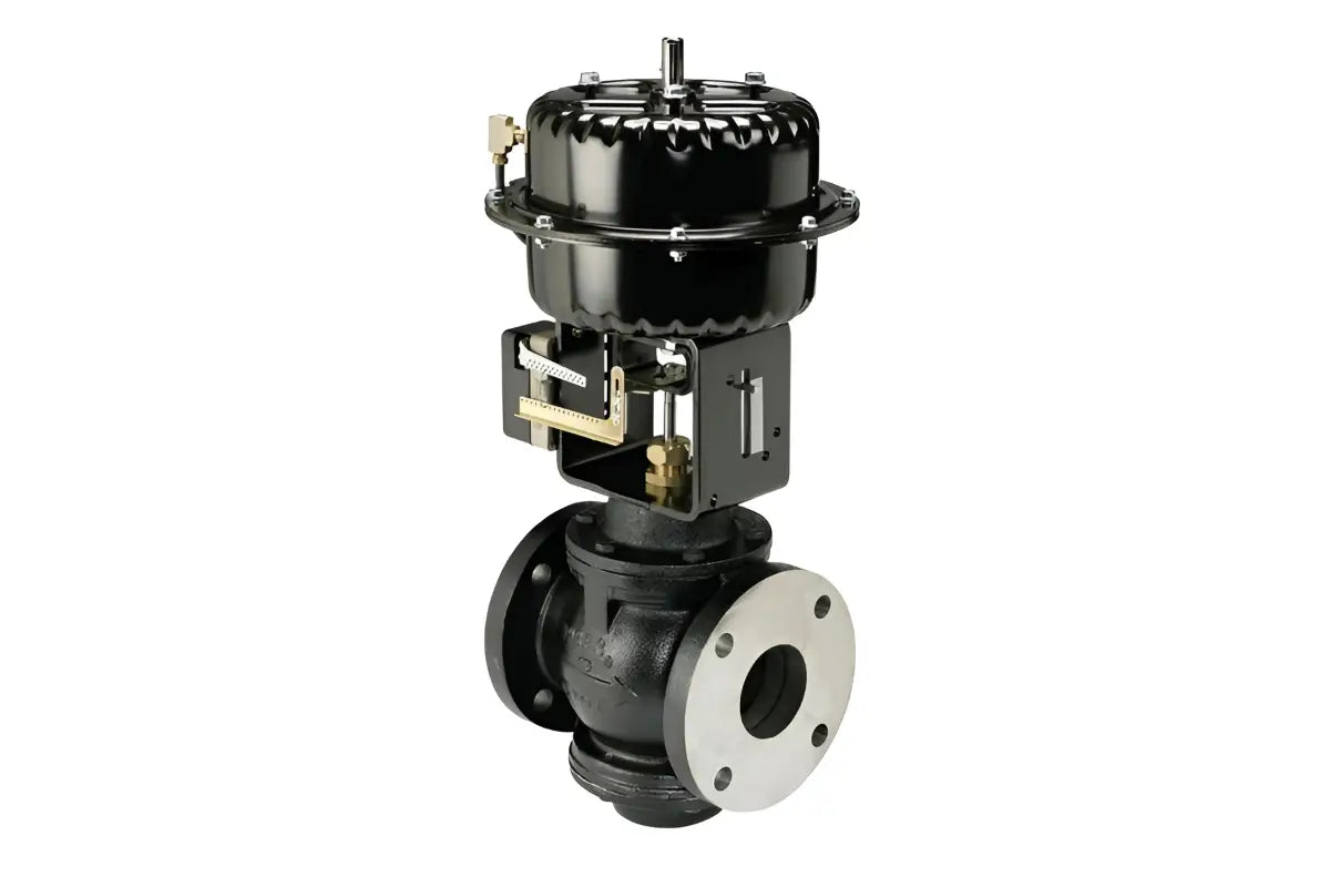 Johnson Controls VG2431TM+843E01 2.5" Flanged Normally Closed Valve with Positioner, 9-13W