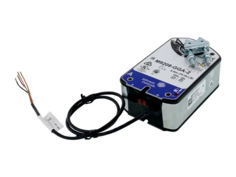 Johnson Controls M9208-GGA-2 24V Spring Return Actuator with 0-10VDC Control and Plenum Cable
