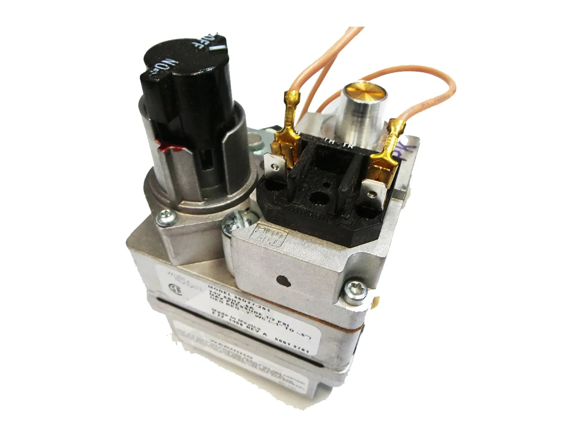 Laars 2400-014, 24V Natural Gas Valve with .2 wc Pressure