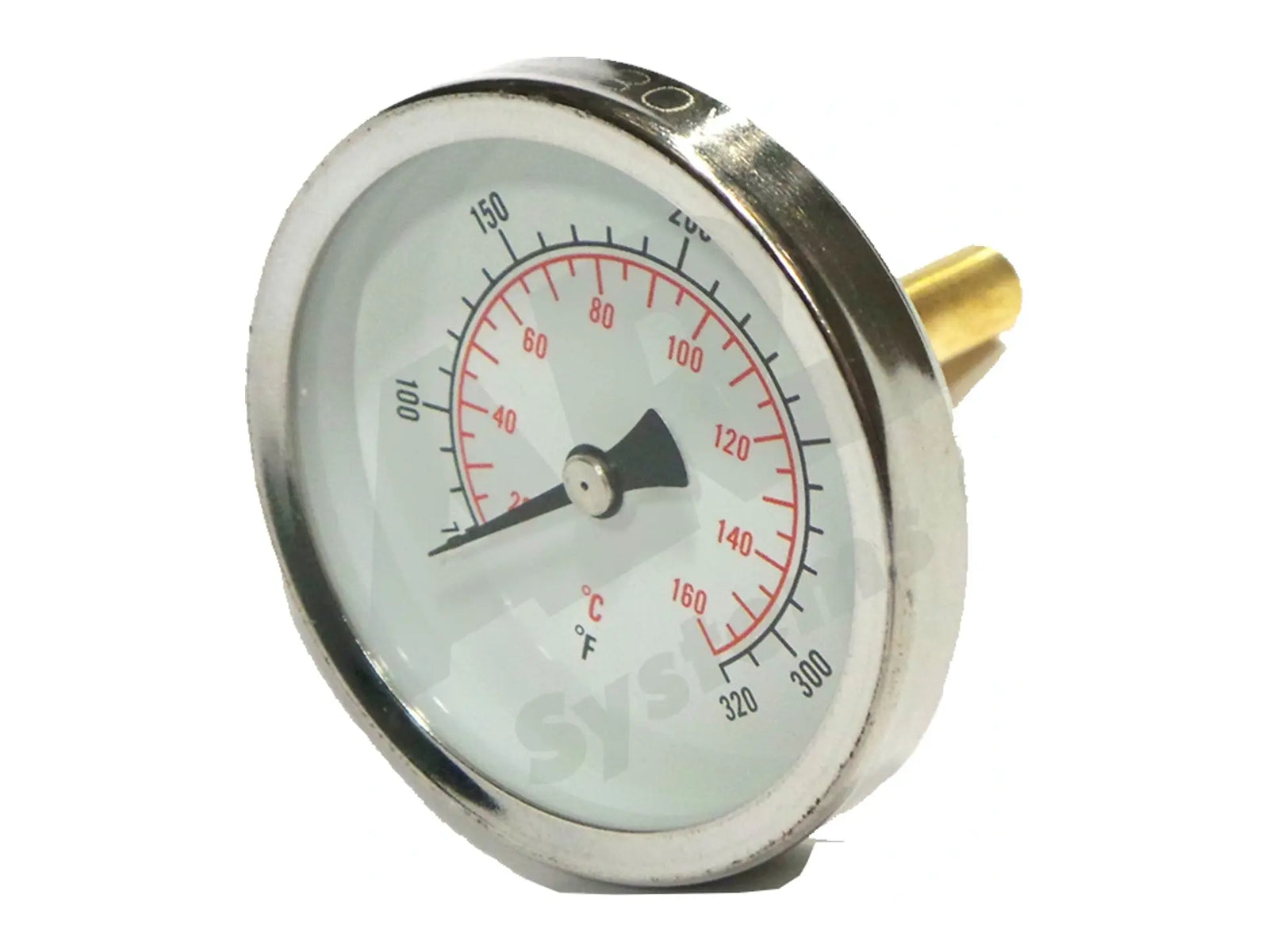 Laars 2400-392, Thermometer with 32/240°F Range 2.5" Dial and 1.5" Stem