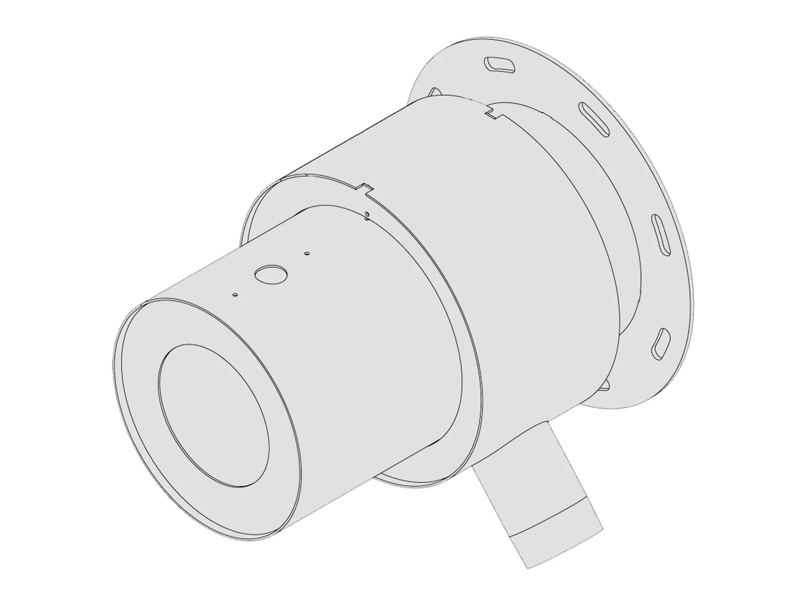 Laars 30N5092, Gas Intake Weldment Blower