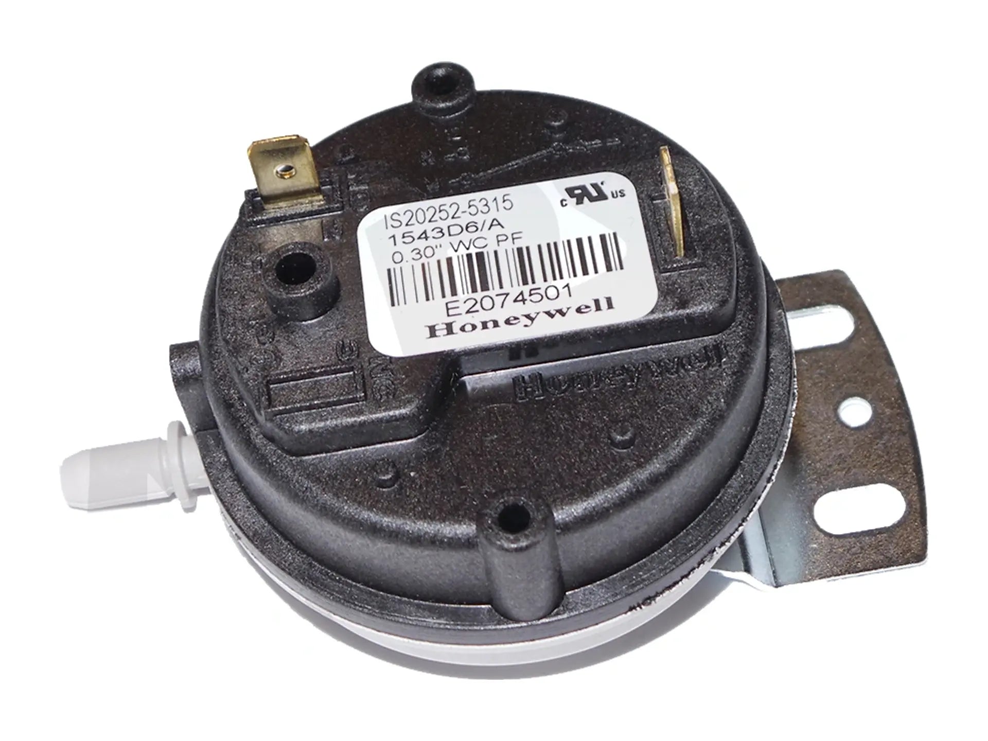 Laars E2074501, 0.3wc Single Pole Single Throw Pressure Switch