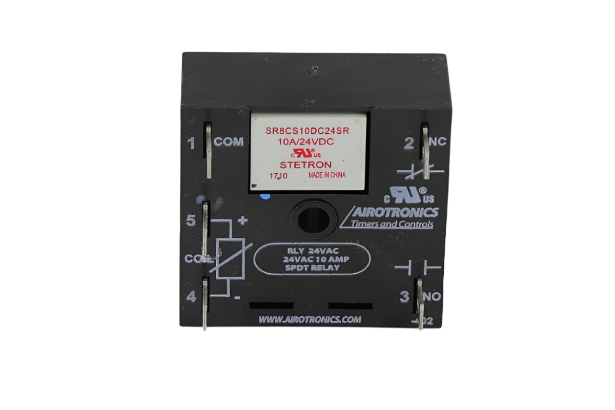 Laars R2006100, 24 Volt 10 Ampere Double Pull Double Throw Relay