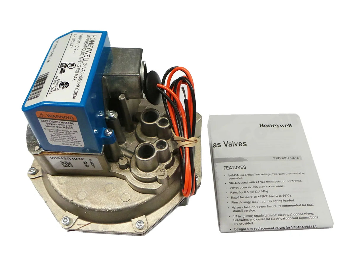 Laars R2011300, 1200 Safety Gas Valve