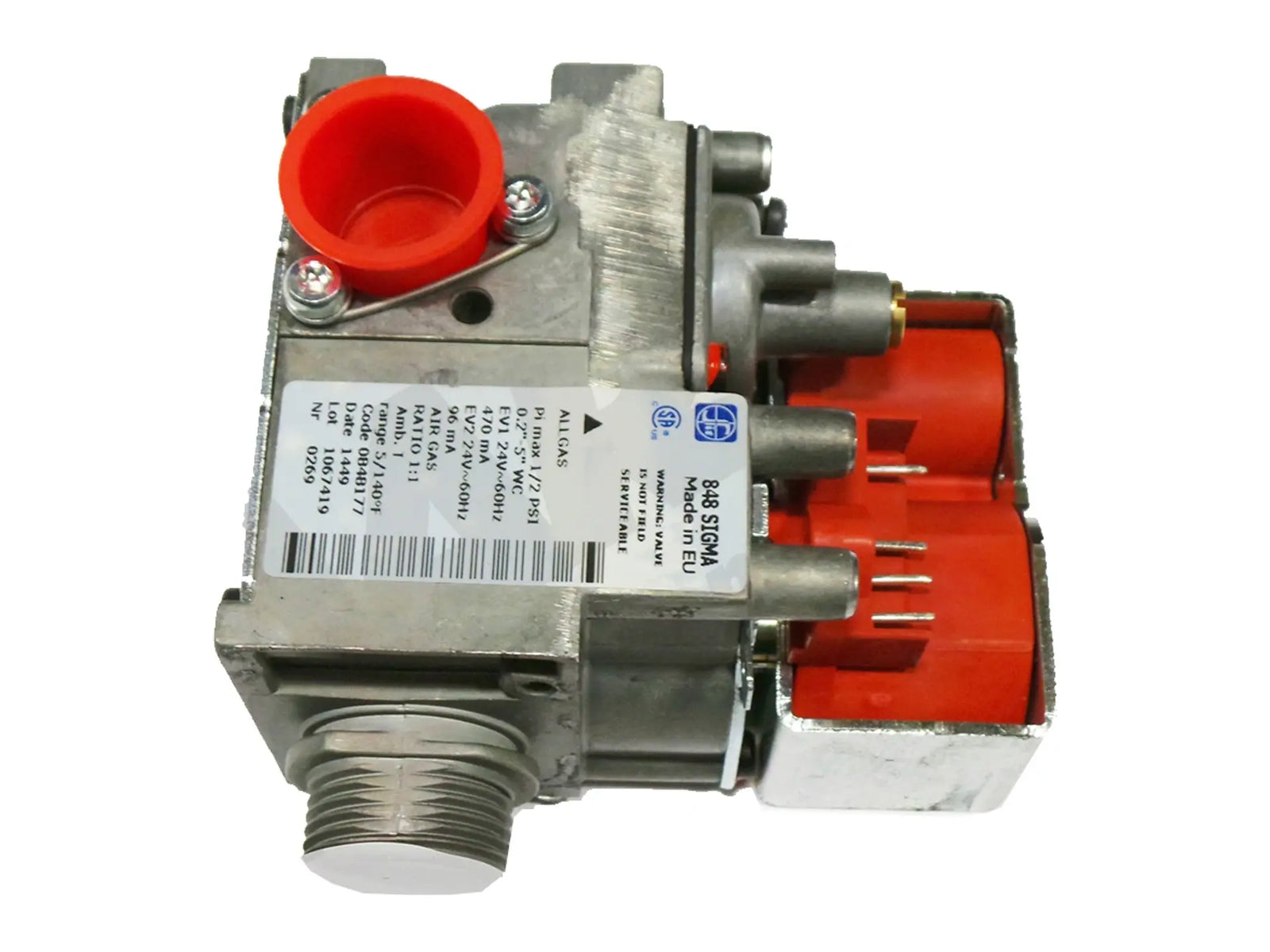 Laars V2022700, Mascot LX Gas Valve