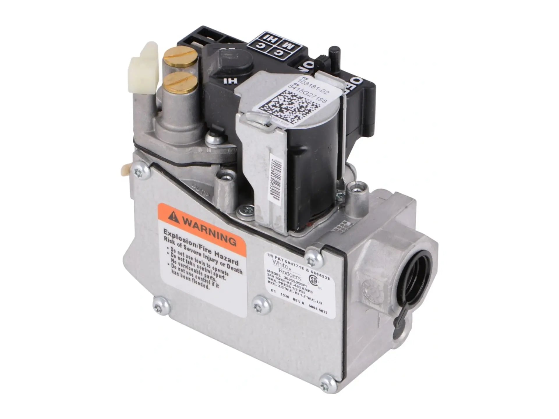 Lennox 10A85 2-Stage Natural Gas Valve