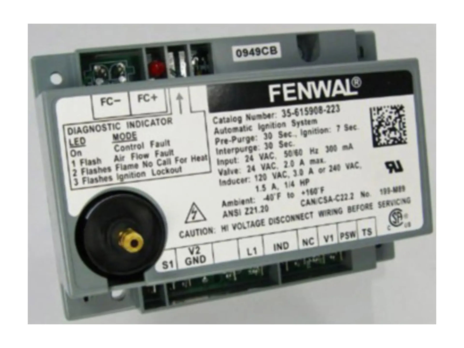 Lennox 10J58 Ignition Control for Lennox HVAC Systems