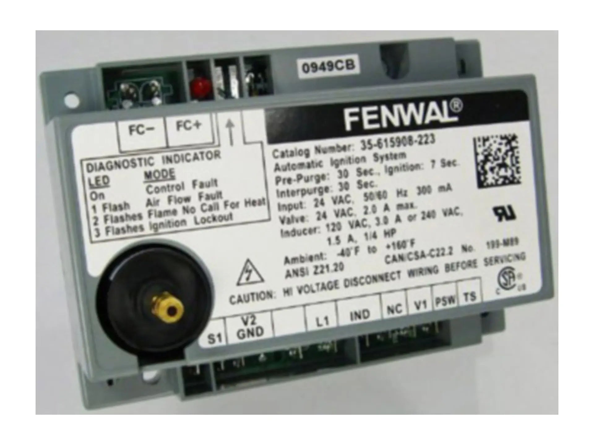 Lennox 10J58 Ignition Control for Lennox HVAC Systems