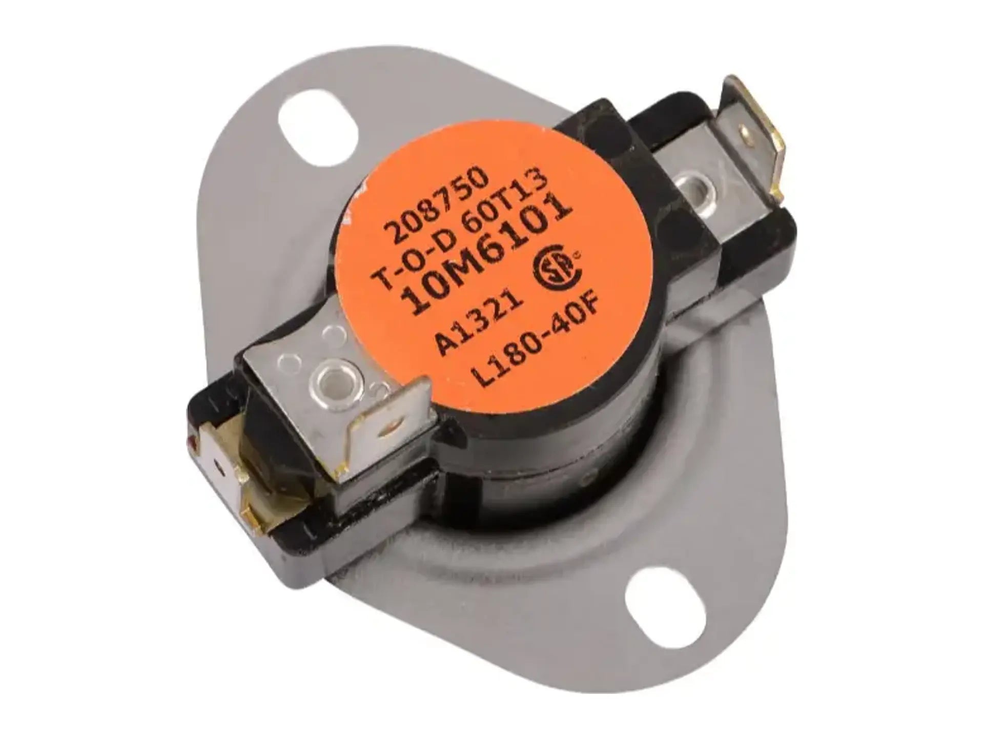 Lennox 10M6101 (60T13-208750), Limit Control 180°F Orange