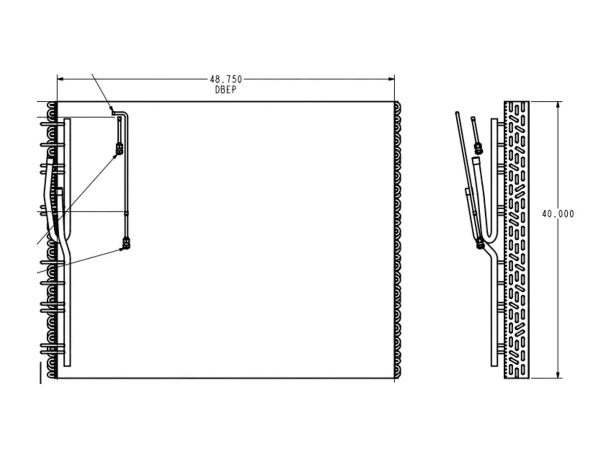 Lennox 10Y76, Indoor Coil 604922-20 with RFC
