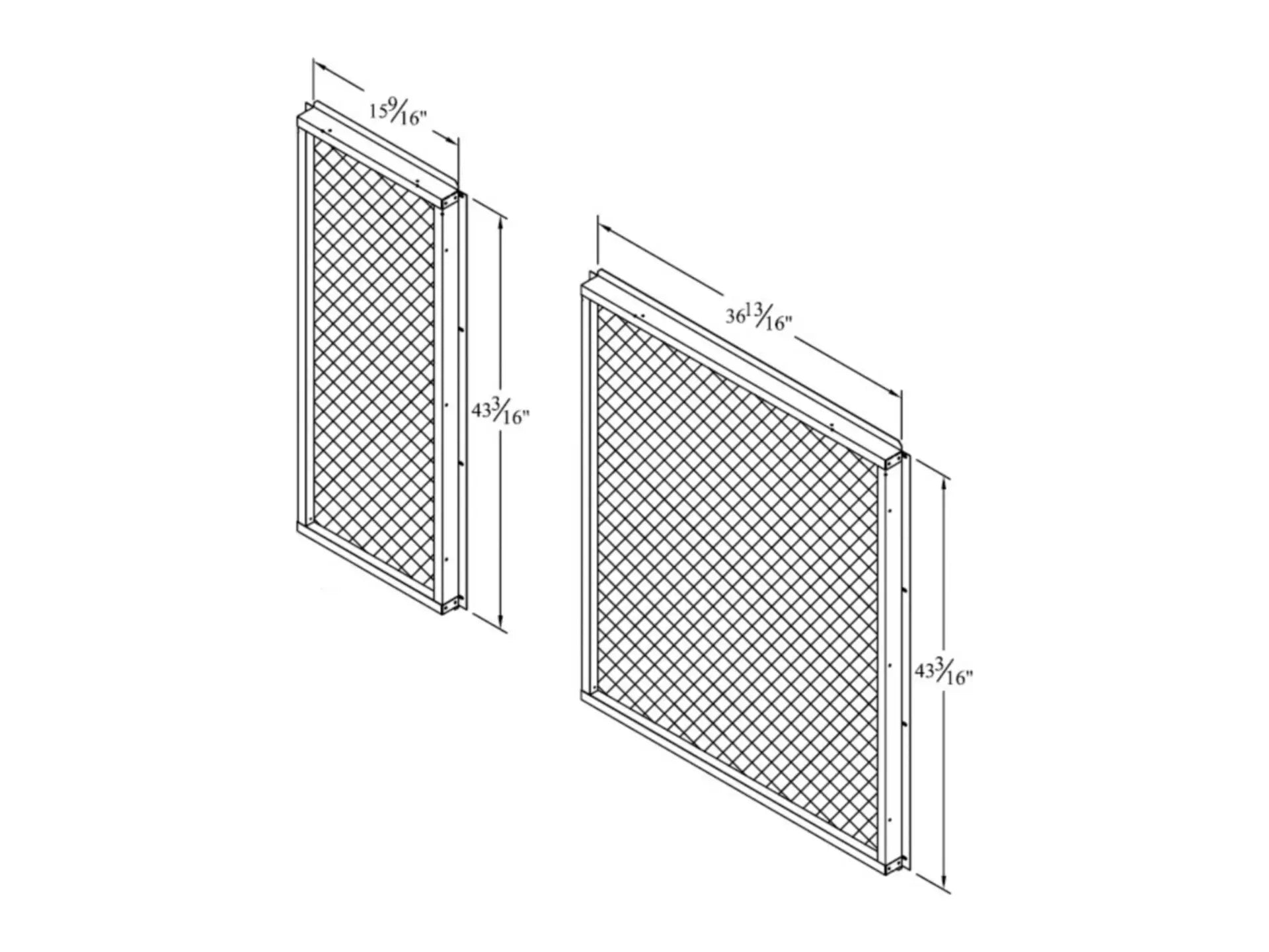 Lennox 13T32, Mesh Hail Coil Guard