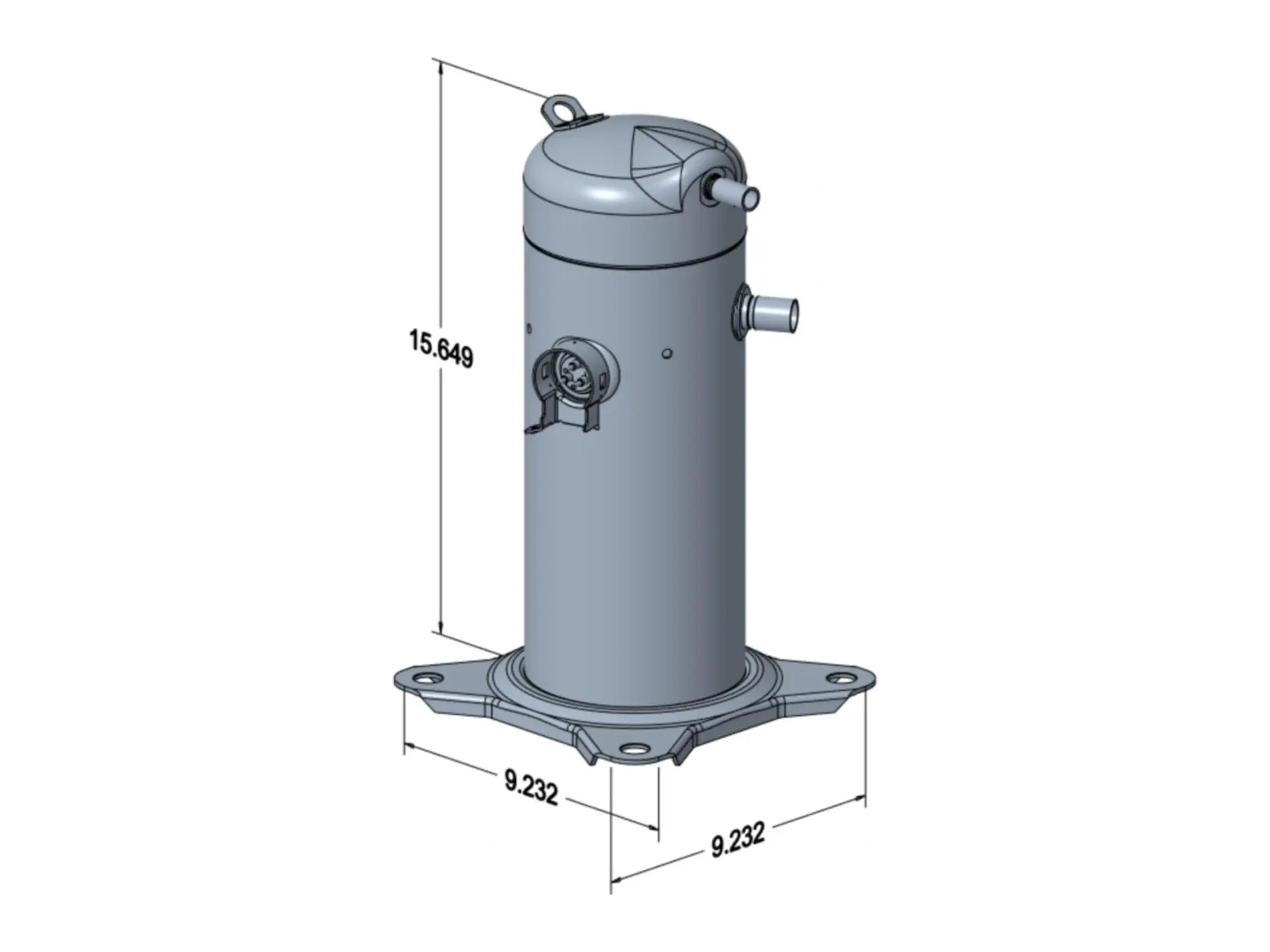 Lennox 13X02, 230V 1-Phase 23500 BTU R410A Scroll Compressor