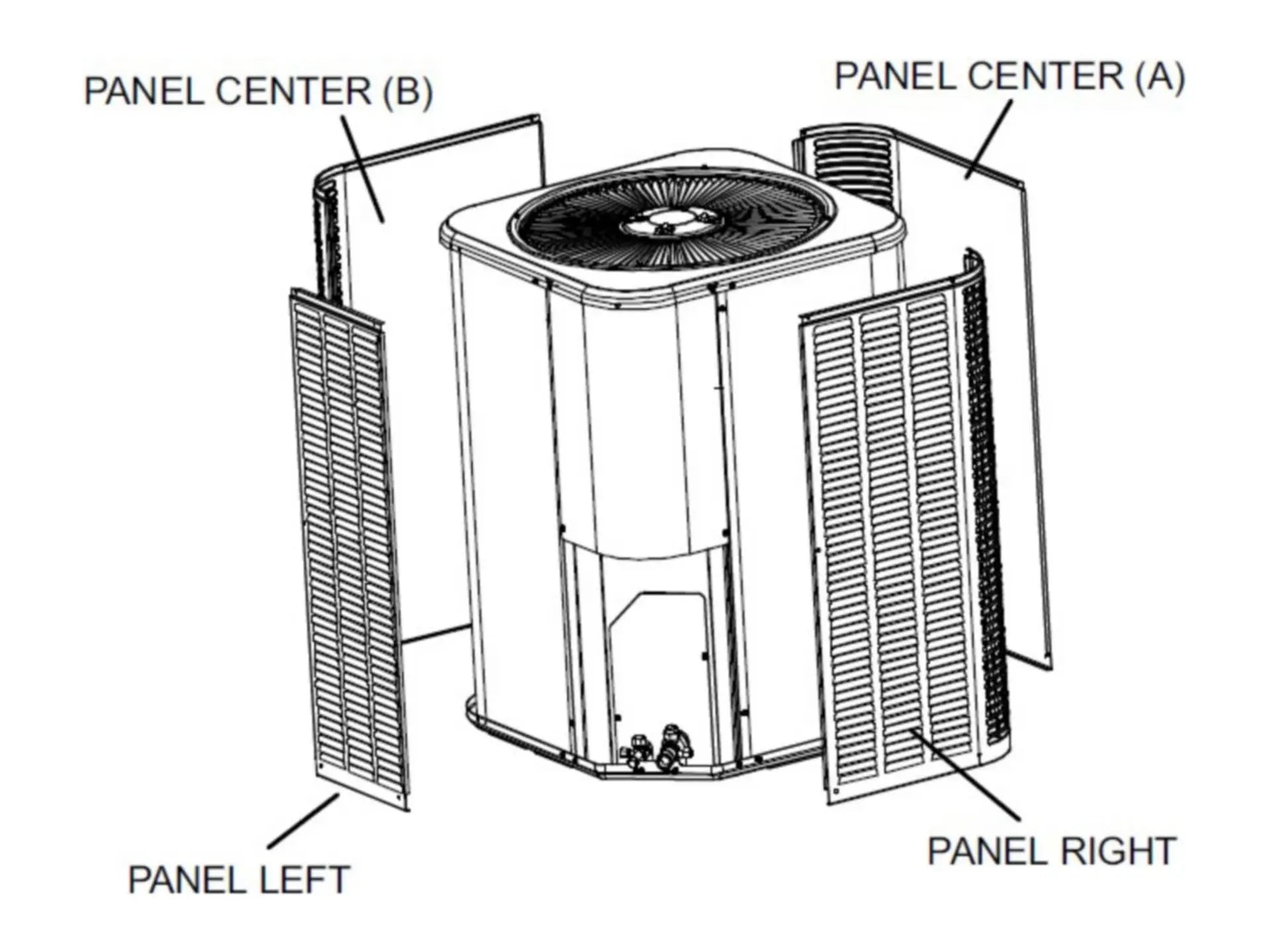 Lennox 14X14, Guard Hail 28 x 28 x 36