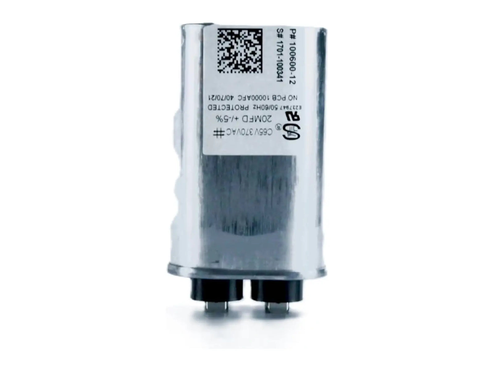 Lennox 14Y71, 20 MFD 370V Oval Run Capacitor