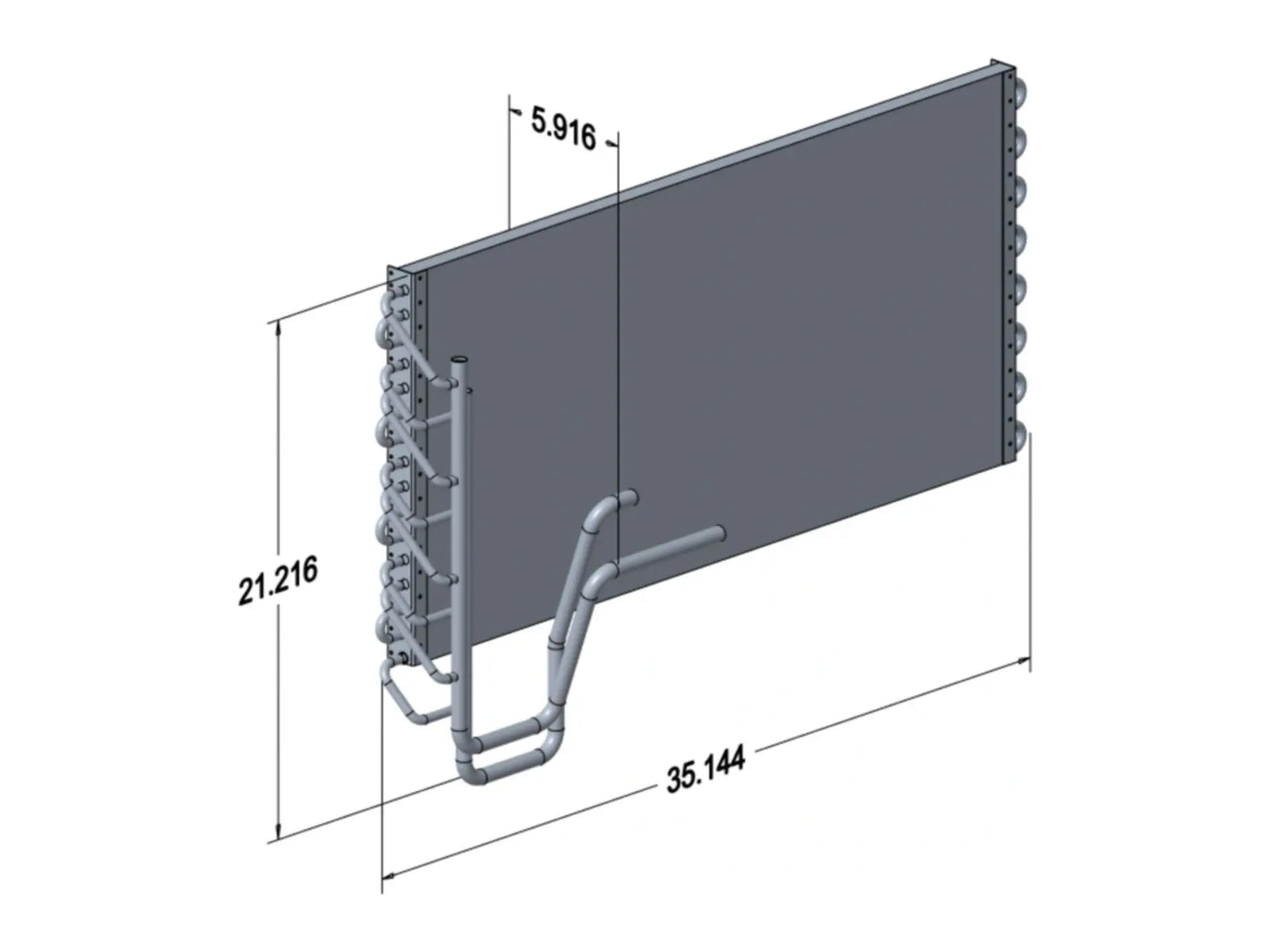 Lennox 16M80, Evaporator Coil