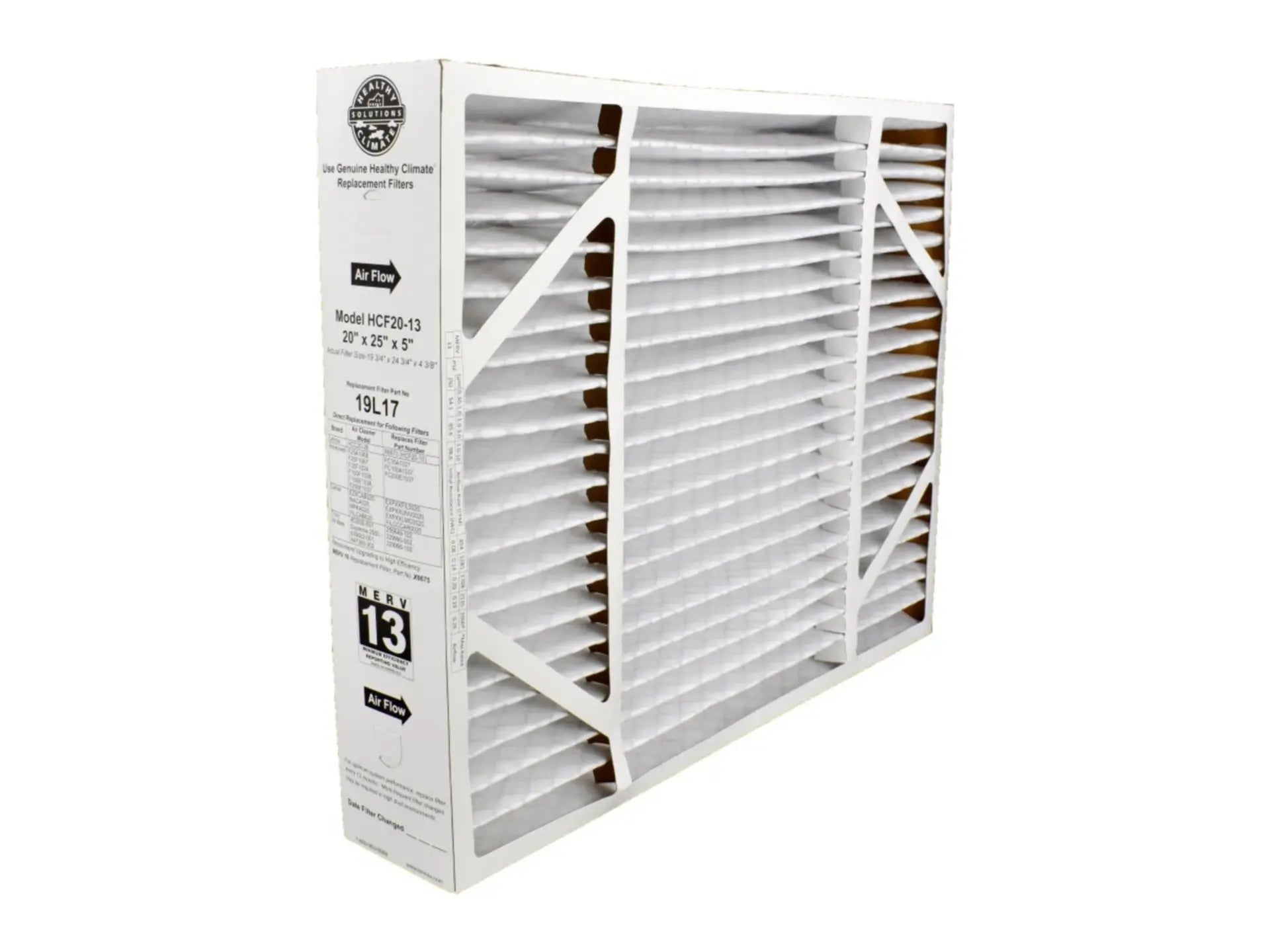 Lennox 19L17, 20 x 25 x 5 MERV13 Filter Media
