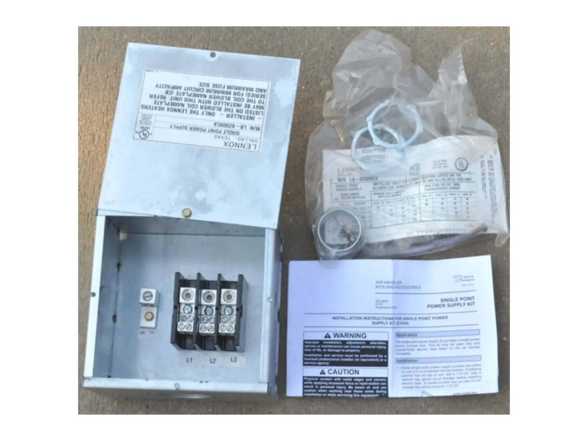 Lennox 21H39, Power Supply Kit