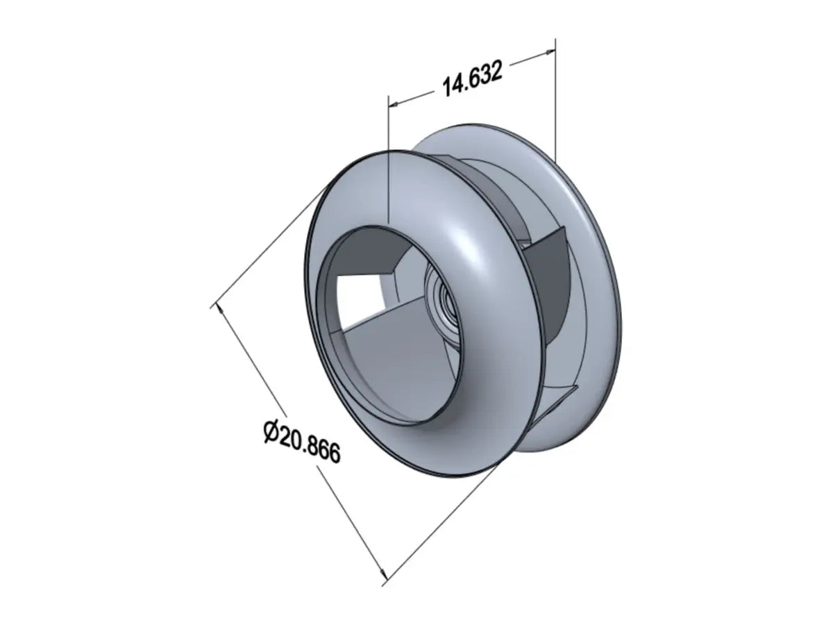 Lennox 23Y18, Ebm Motor & Impeller 460V AC