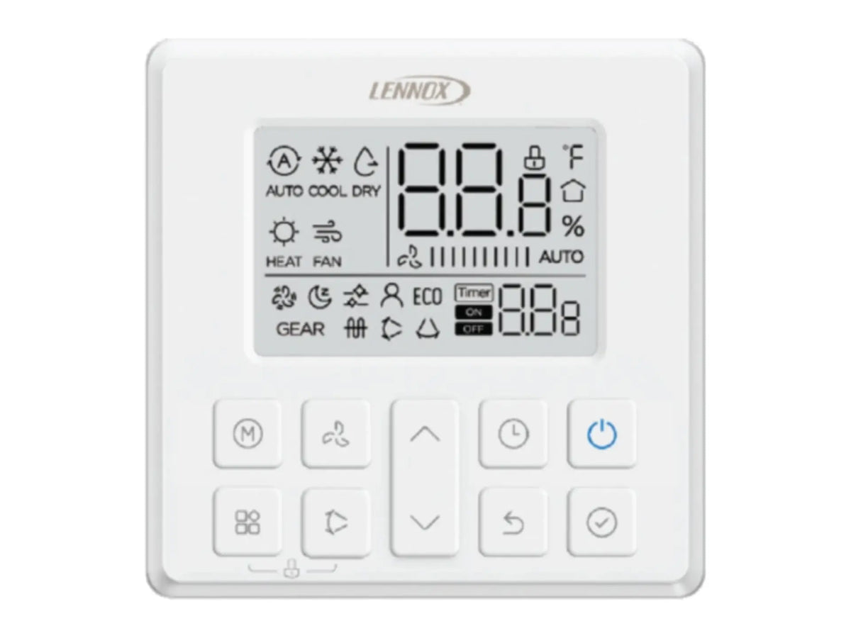 Lennox 24X02, Mini Split Non Programmable Wired Remote Control