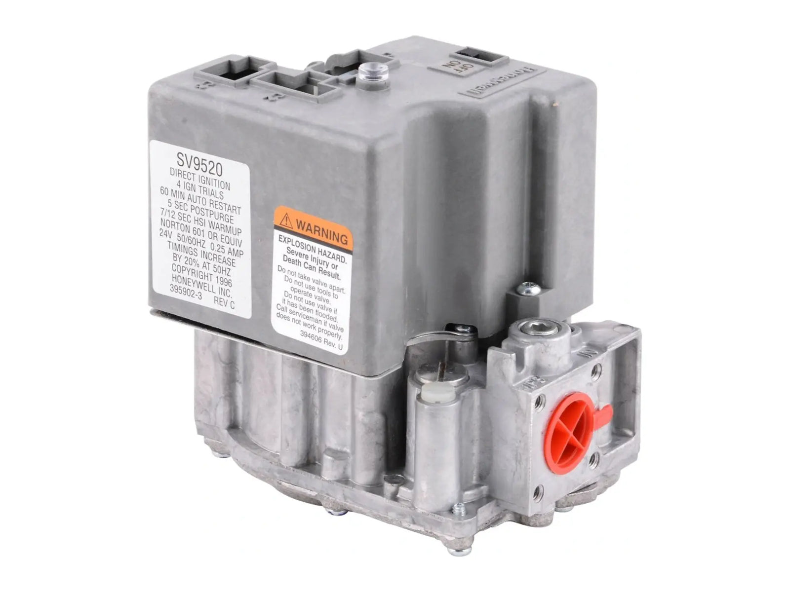 Lennox 28M95 SV9520H 1/2 Gas Valve, 3.5"WC Pressure, 15sPP Timing