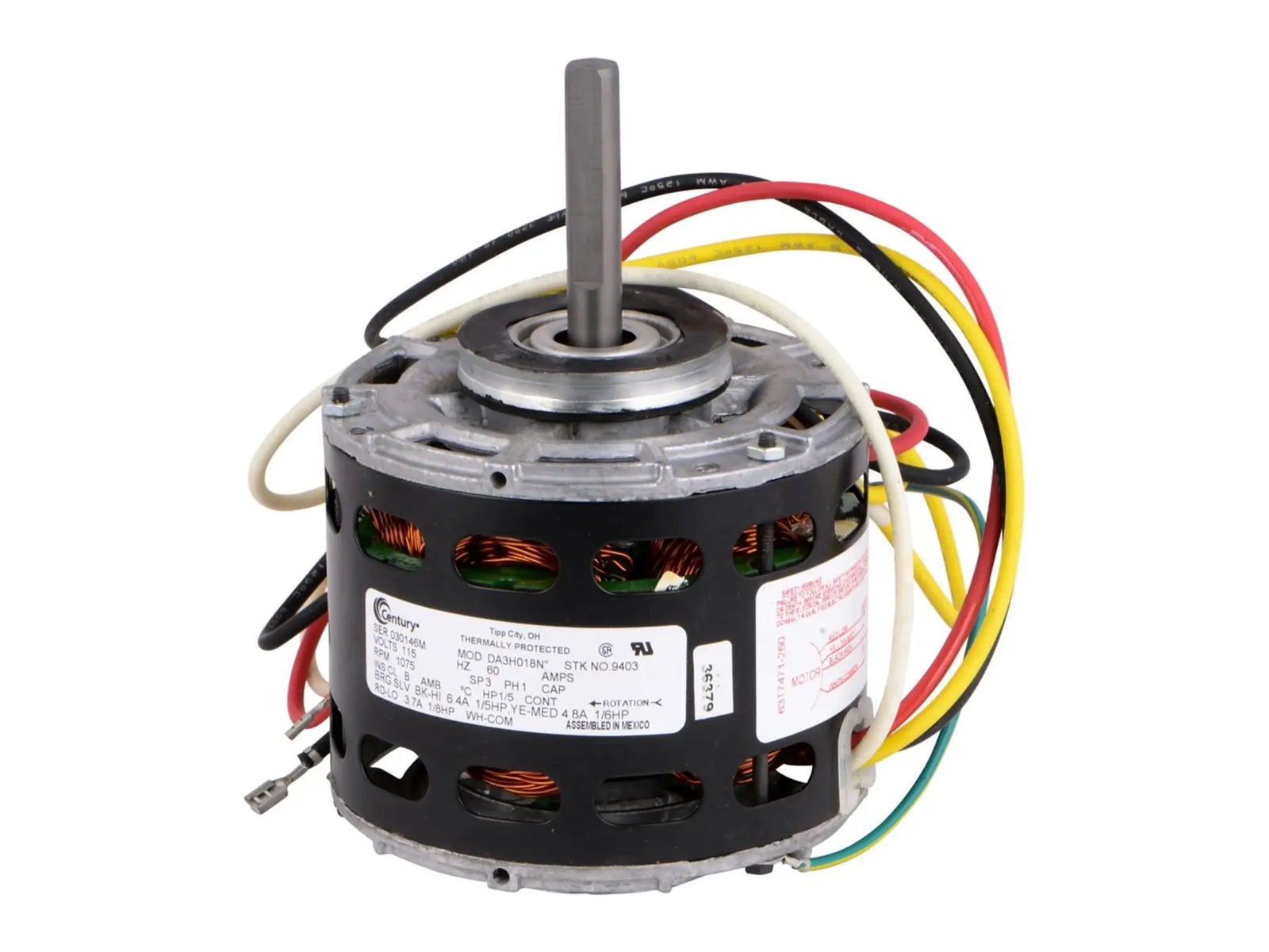 Lennox 32868 1/5HP Blower Motor, 1075RPM,120V
