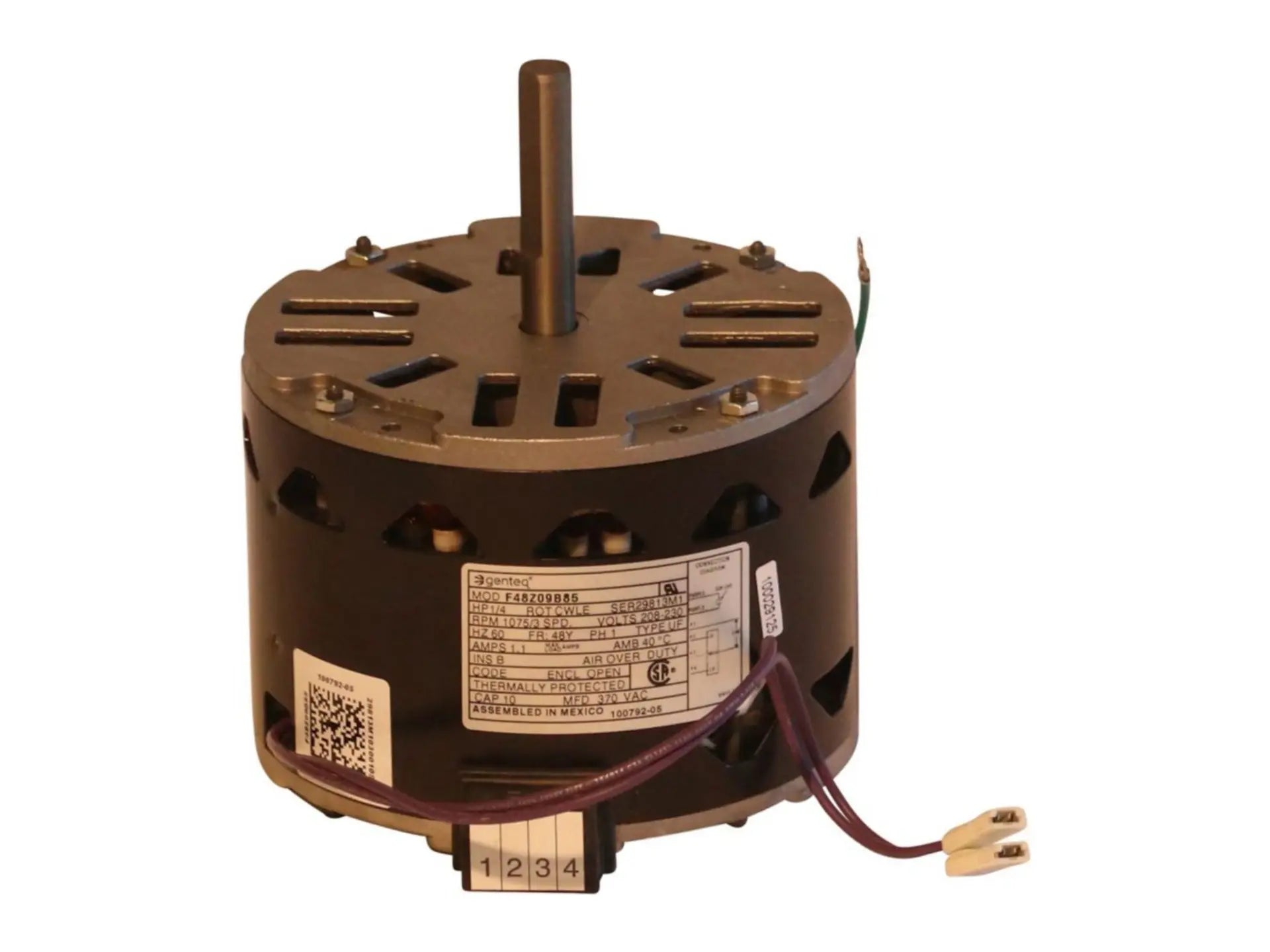 Lennox 33W87 208/230V1Ph, 1/4HP, 1075RPM Motor