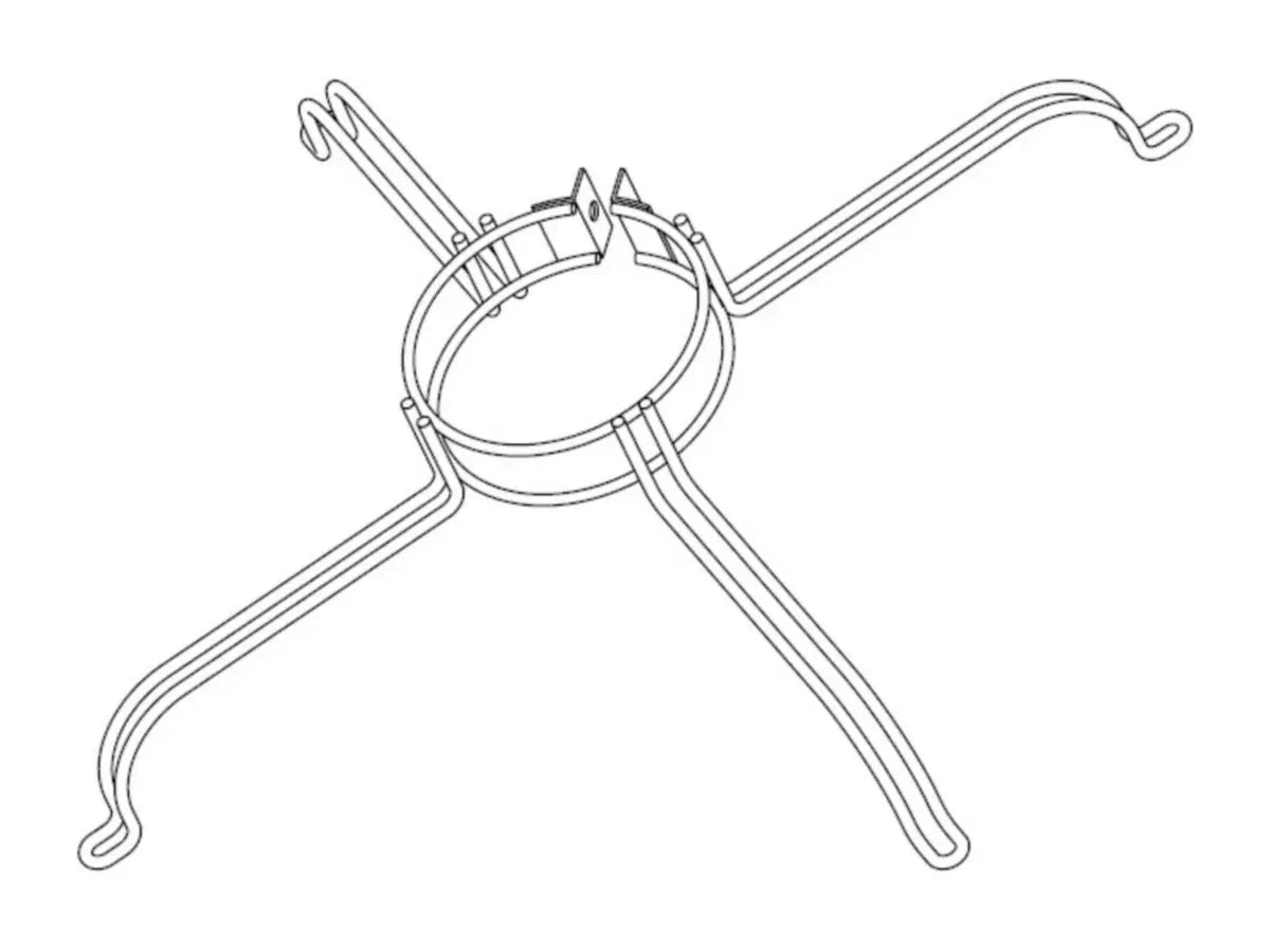 Lennox  36W68, 4-Leg Motor Mount, 48 Frame, 24.375" Bolt Circle