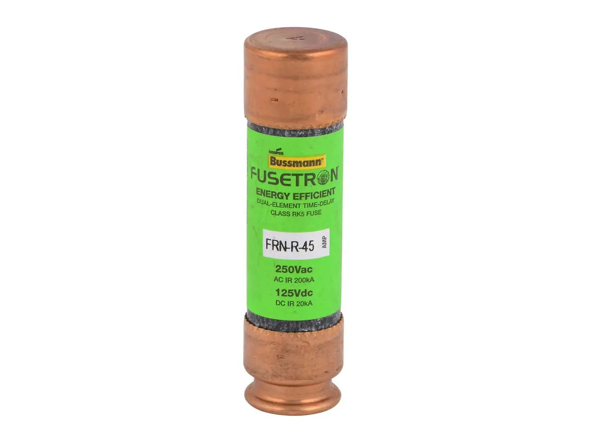 Lennox  37998, Bussmann FRN-R-45, 45 Amp Dual-Element Time Delay Fuse, Class RK5, 250 Volt