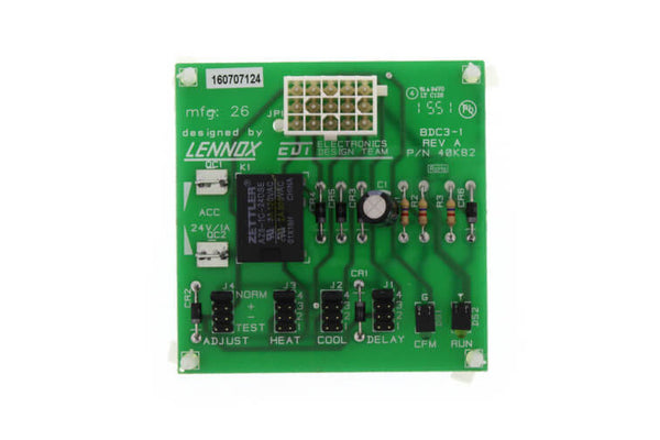 Lennox 40K82 Control Board BDC3-1