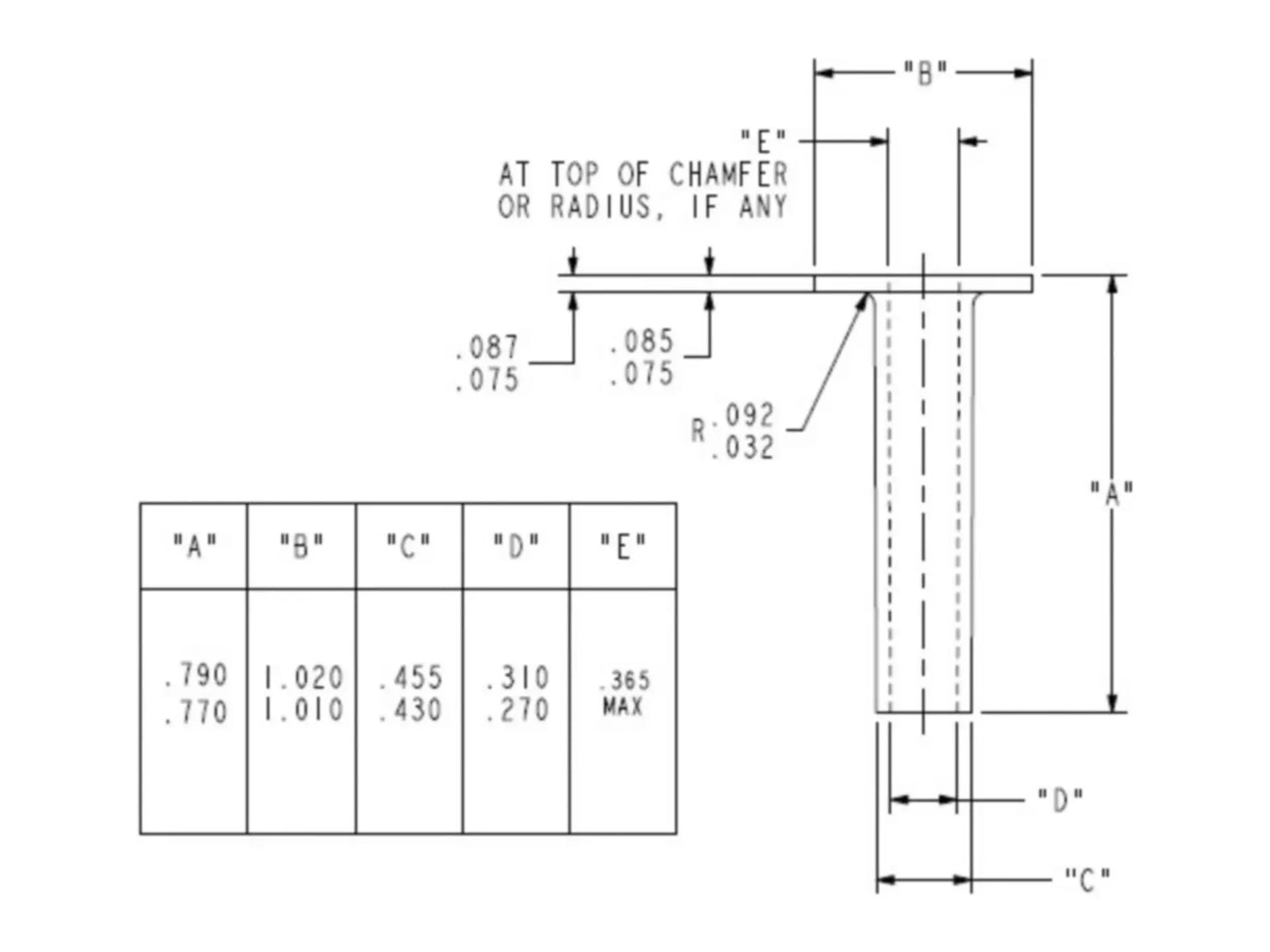 Lennox 42W05, Sleeve