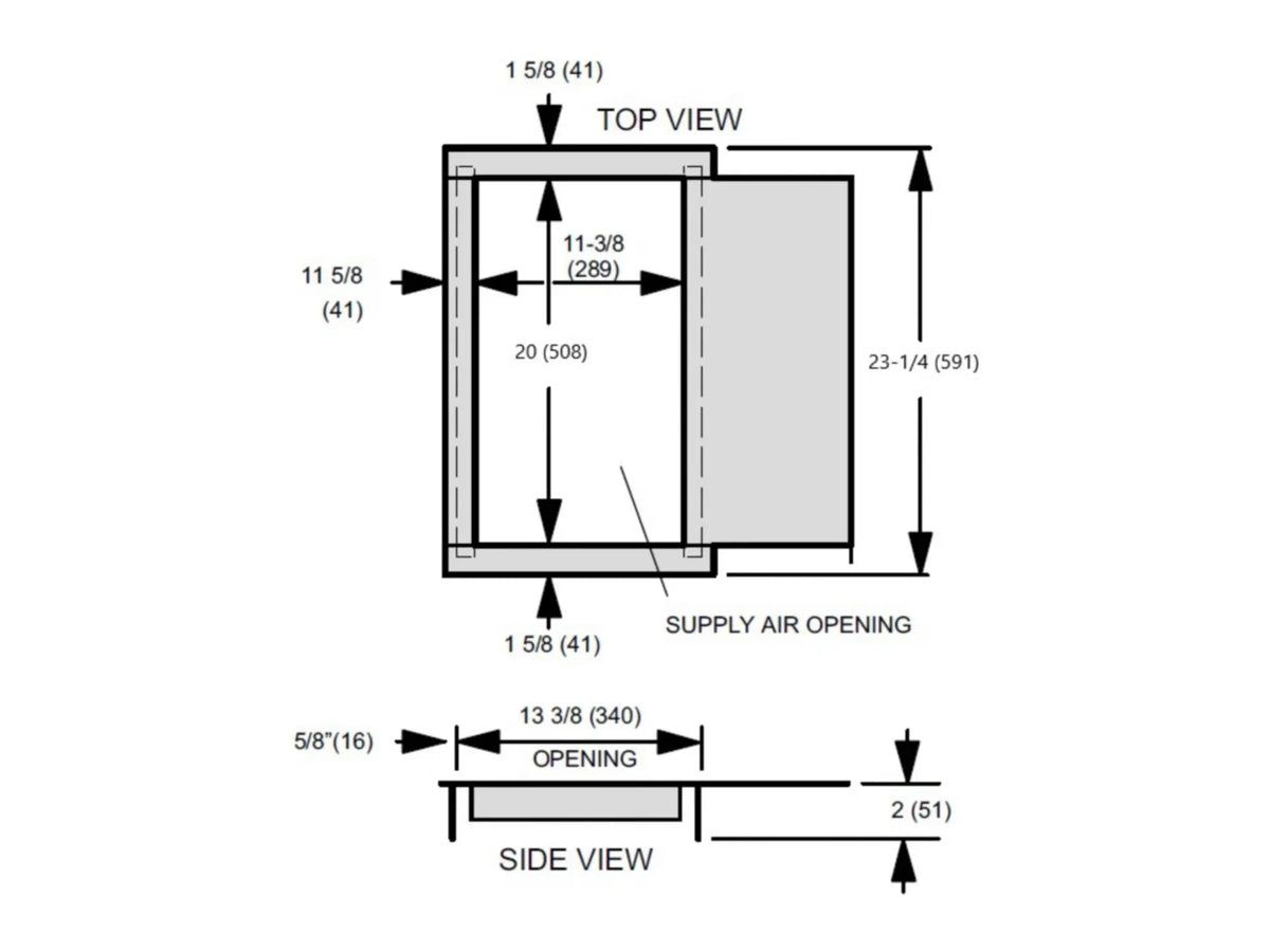 Lennox 44K15, Combustible Floor Base