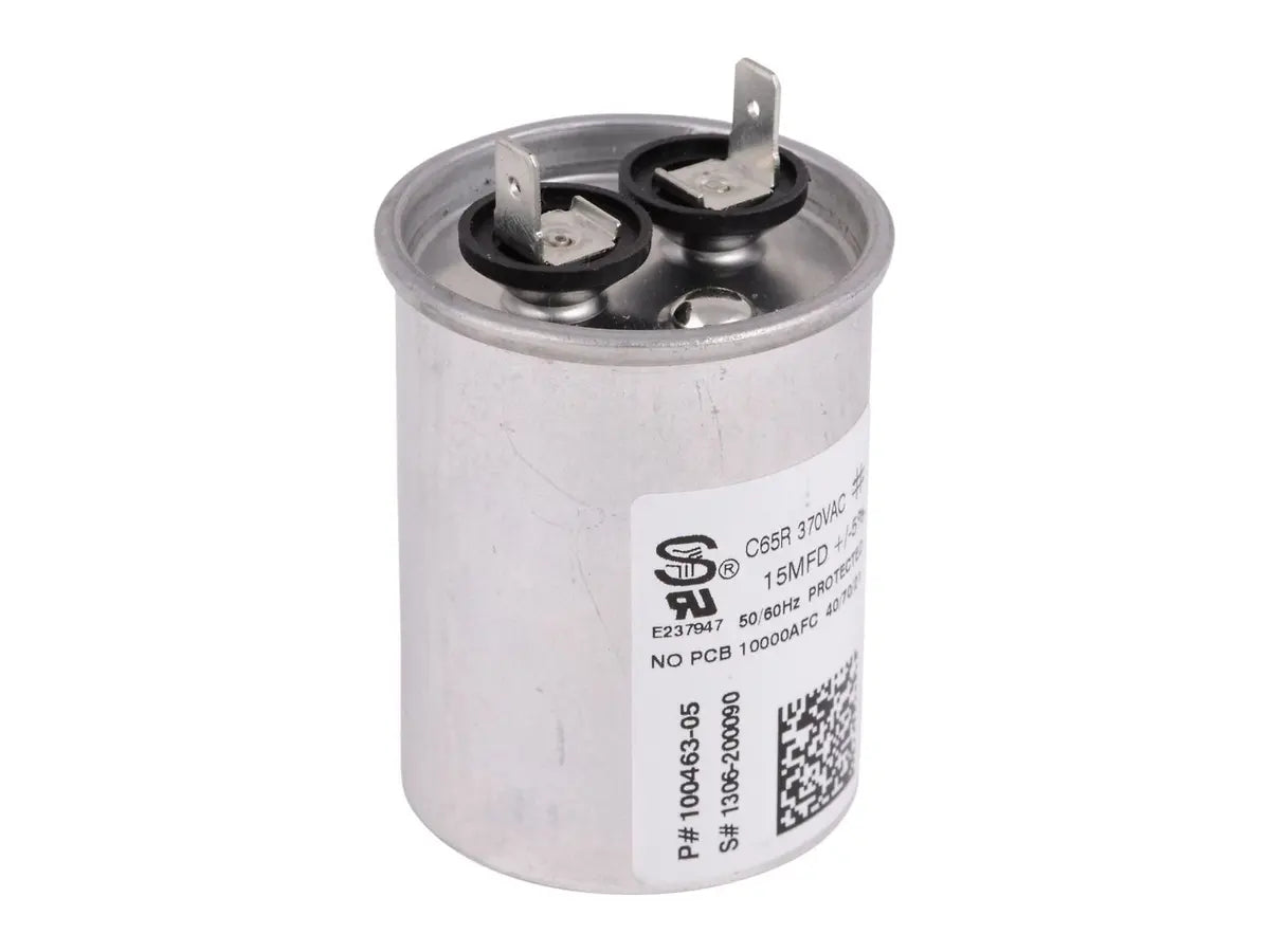 Lennox  46W18, Run Capacitor, 15 MFD, 370V, Round