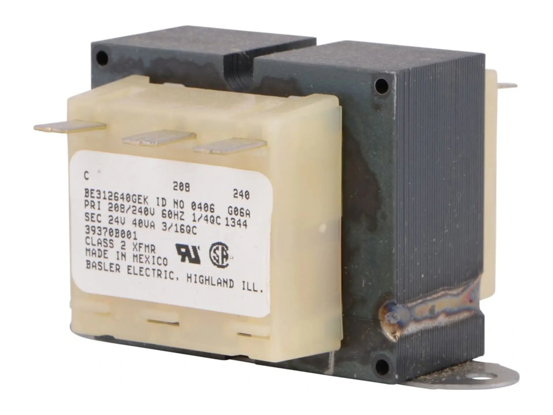 Lennox 47K20 208/240V Primary, 24V Secondary Transformer