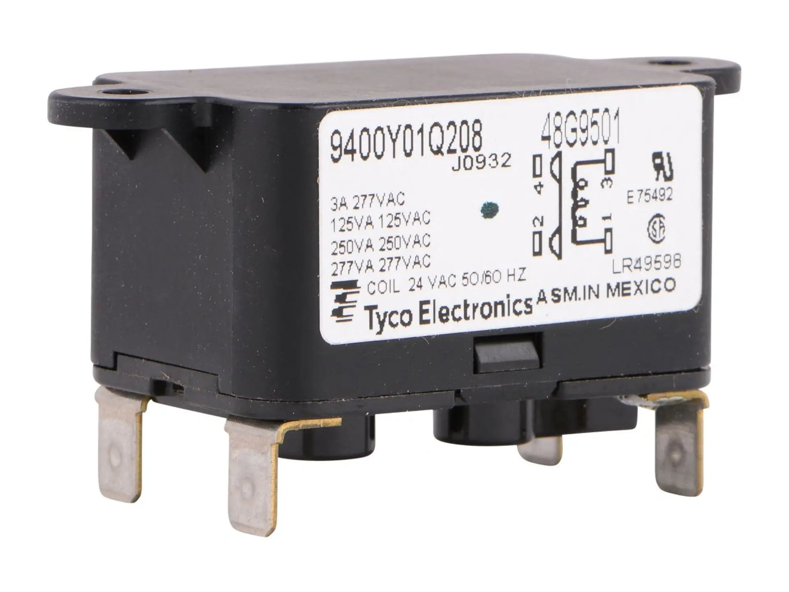 Lennox 48G95 24V SPST N/O Relay