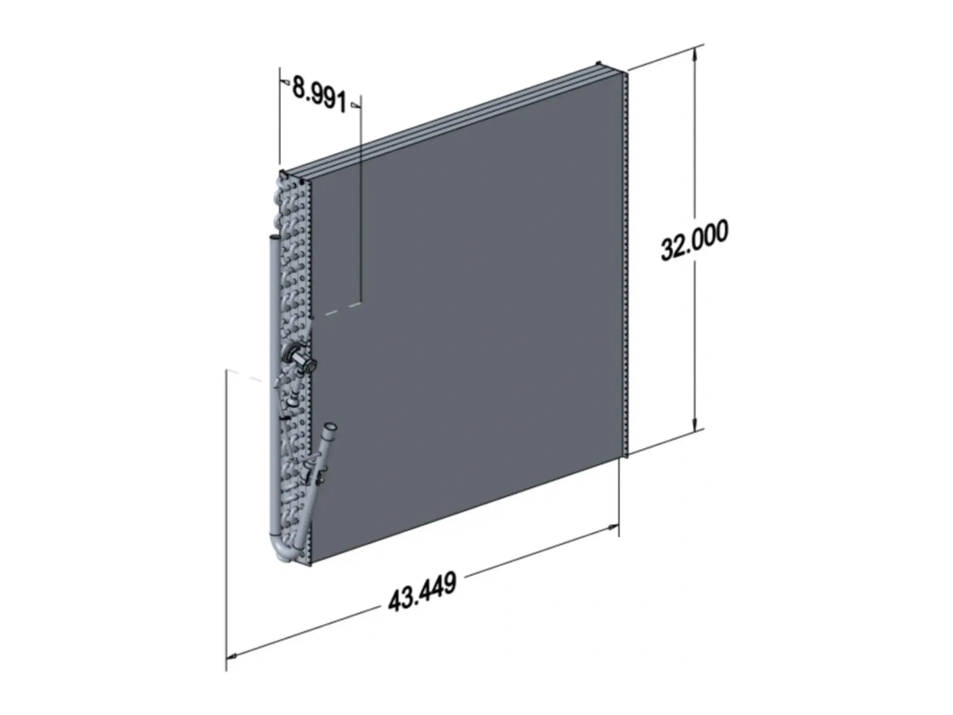 Lennox 55W67, Evap Coil Assy