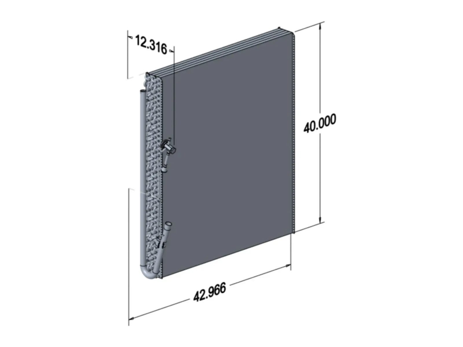 Lennox 55W70, Evaporator Coil
