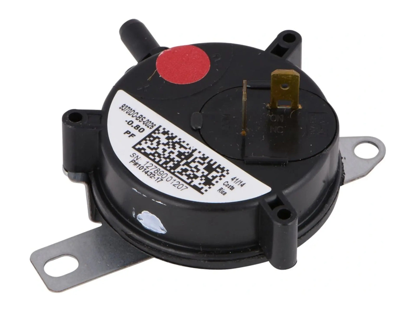 Lennox 59W74 -.80"wc SPST Pressure Switch
