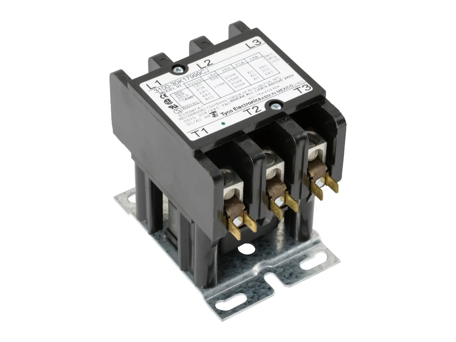 Lennox 68649, 3-Pole 60A 208/240V Contactor