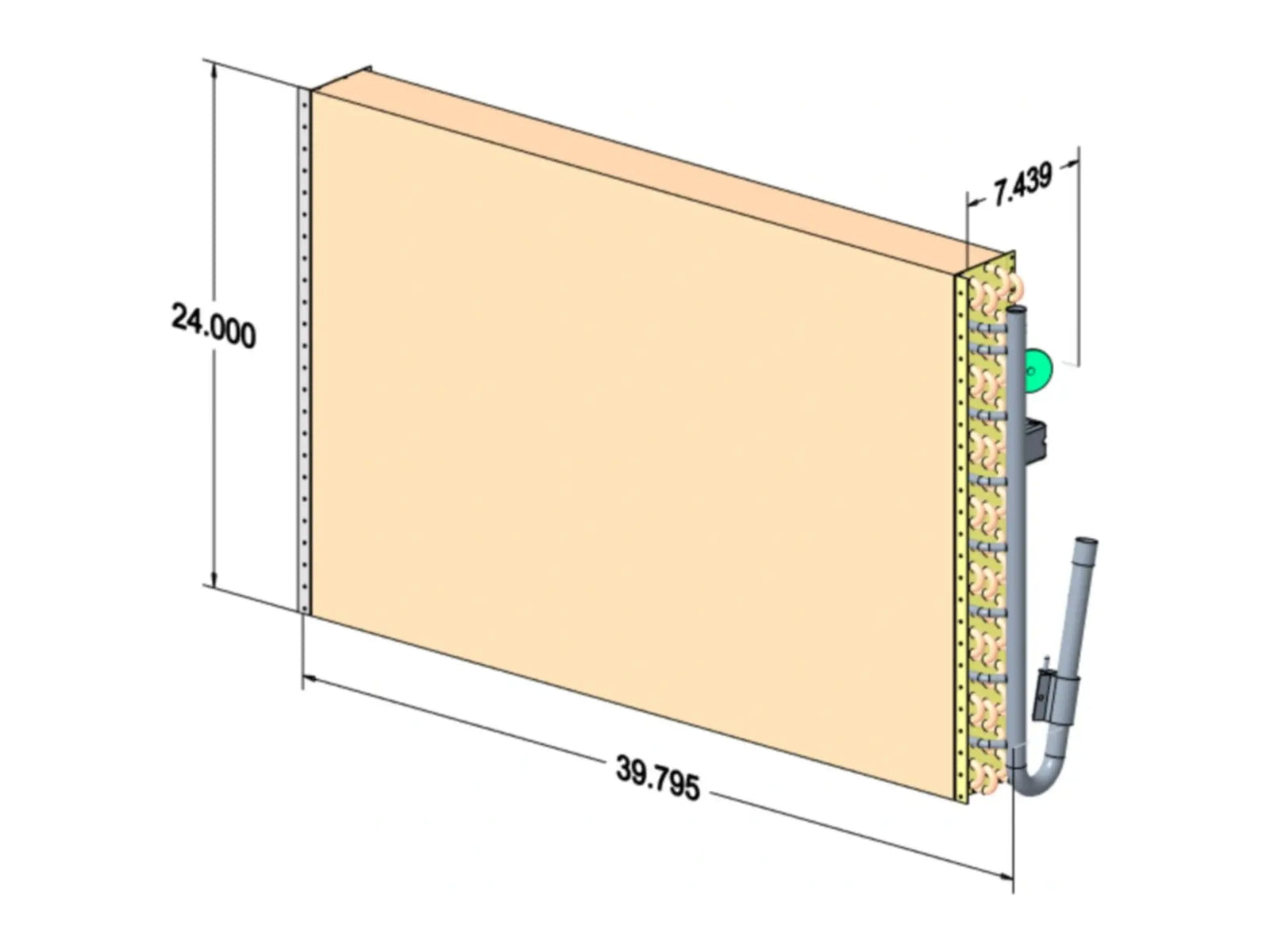 Lennox 68K74, Evaporator Coil