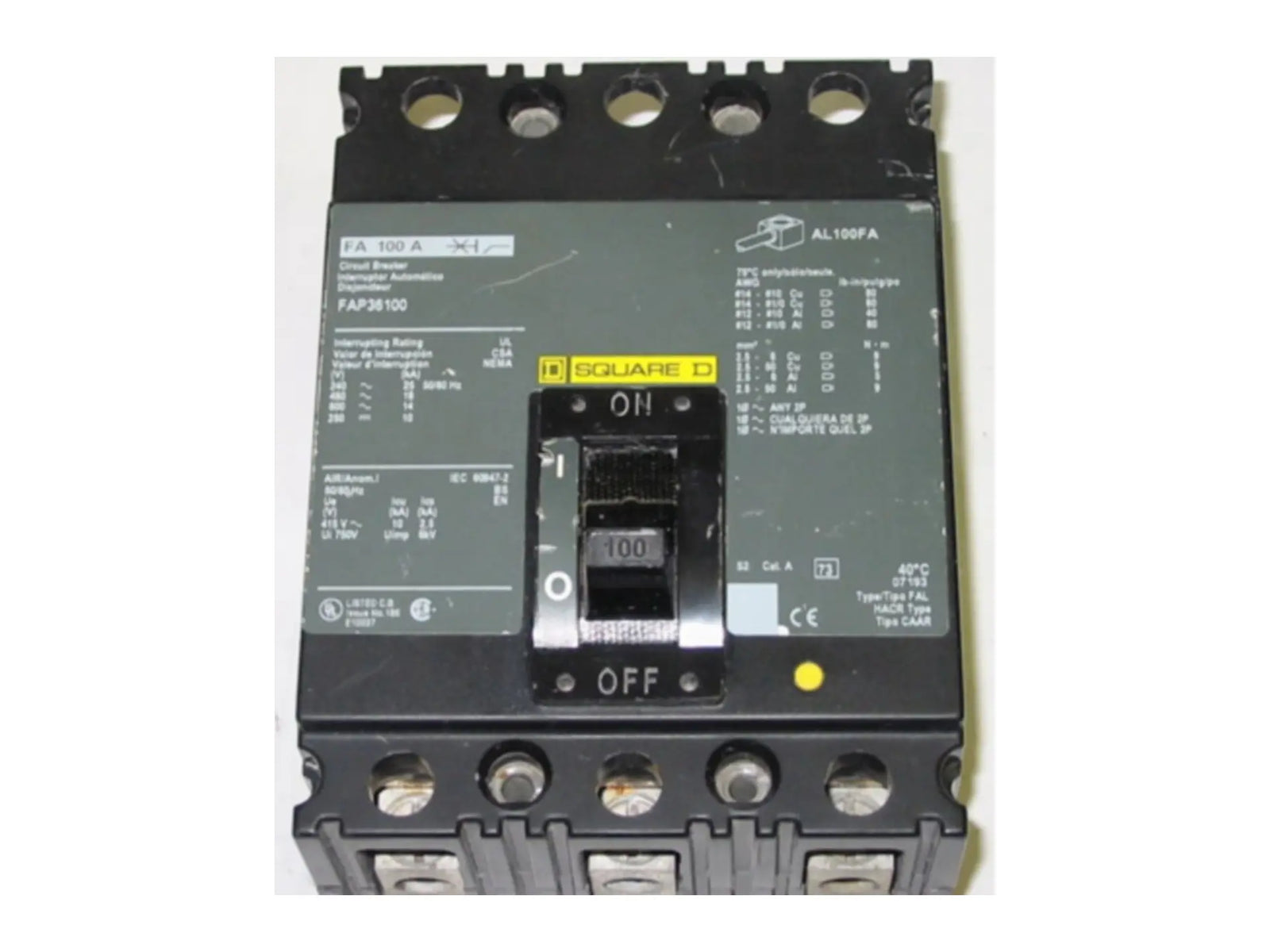 Lennox 68W18, 3P 70A 600V Circuit Breaker