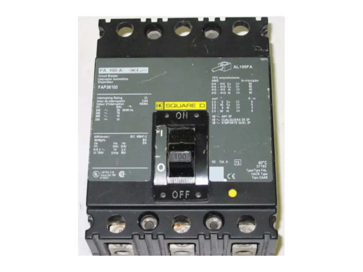 Lennox  68W15, Circuit Breaker, 3 Pole, 45A, 600V, Type FAP, Molded Case