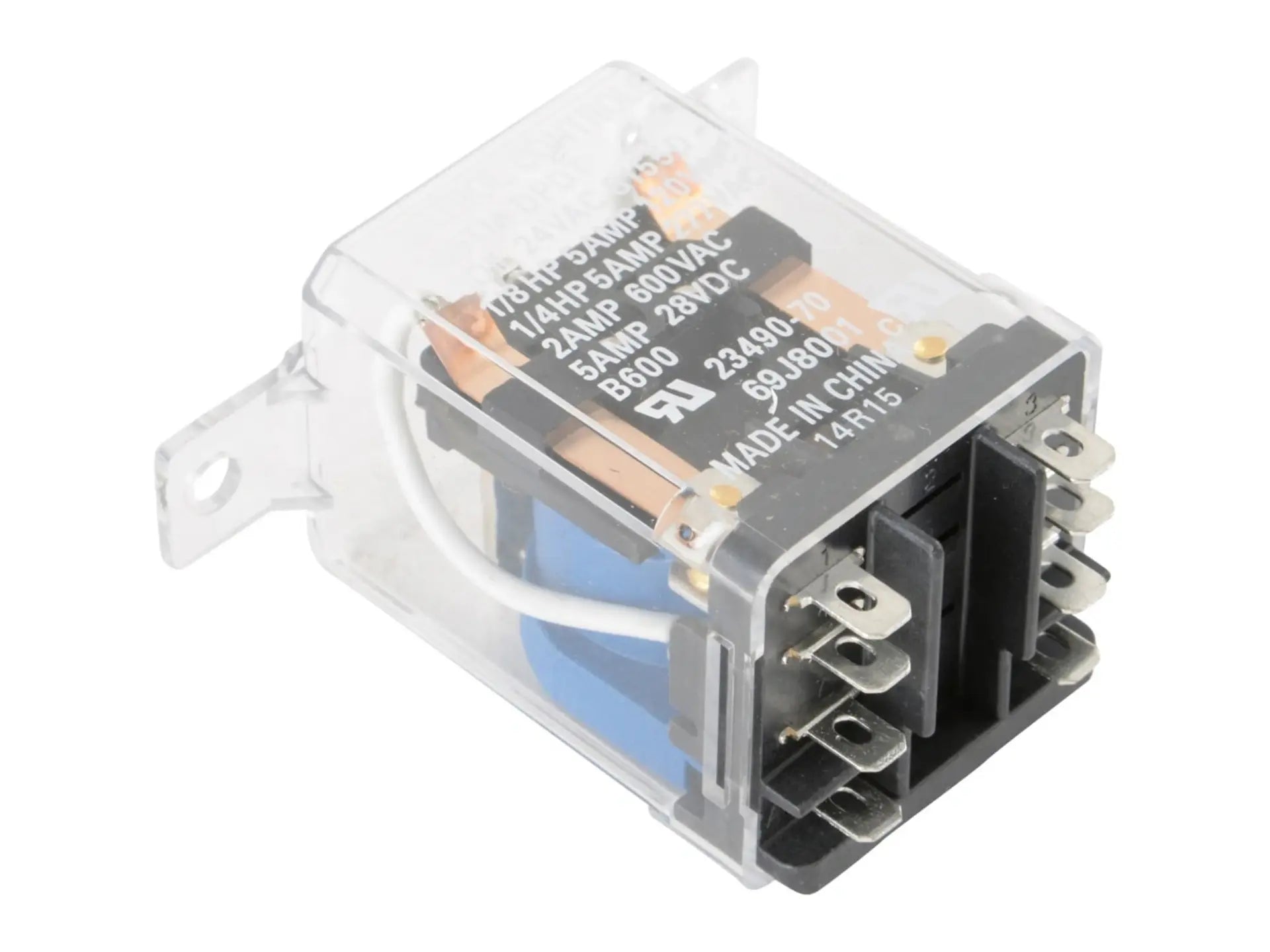 Lennox 69J80 Defrost Relay, DPDT, 24V