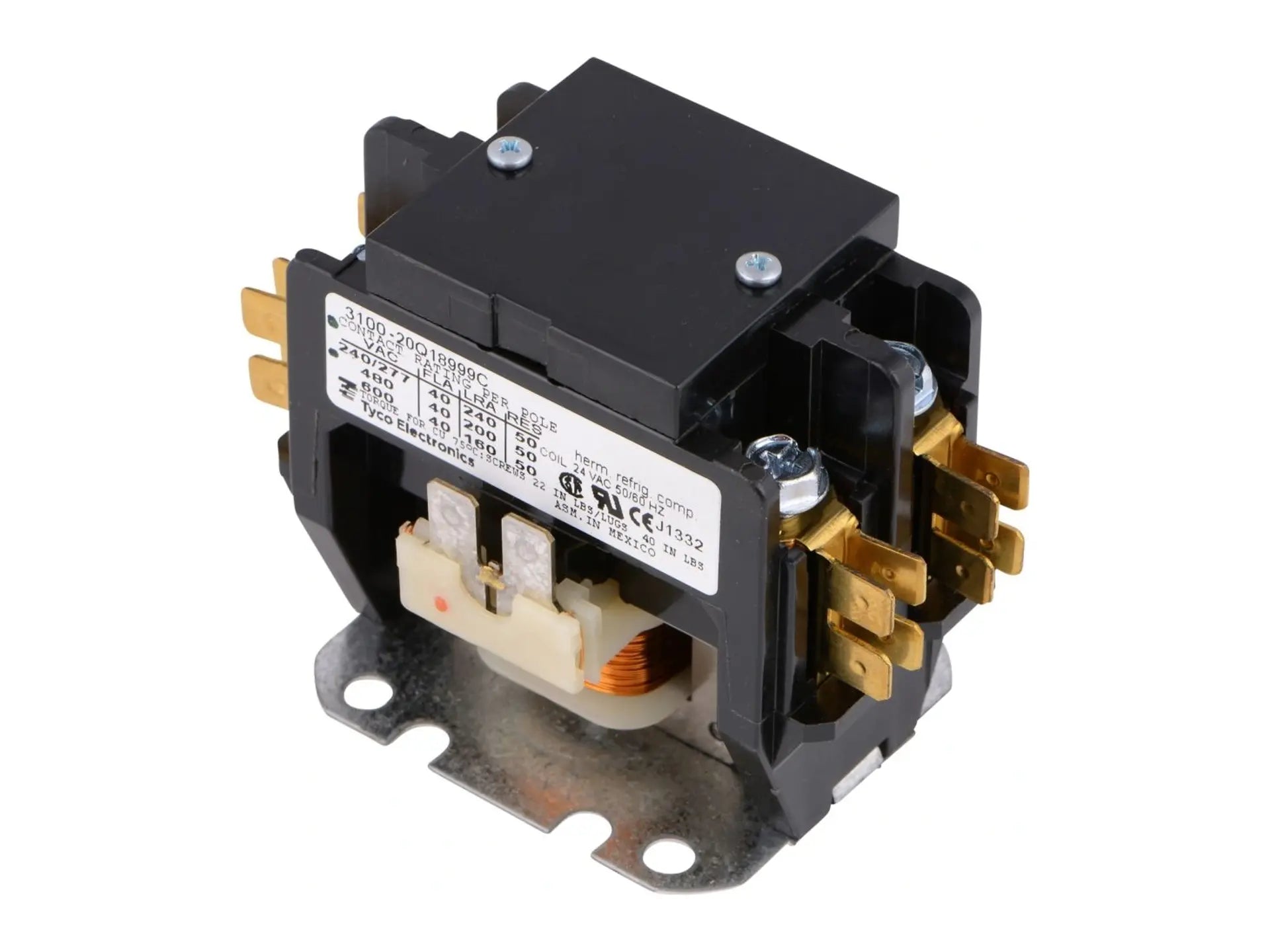 Lennox 72L12 24V Contactor, 40Amp, Double Pole