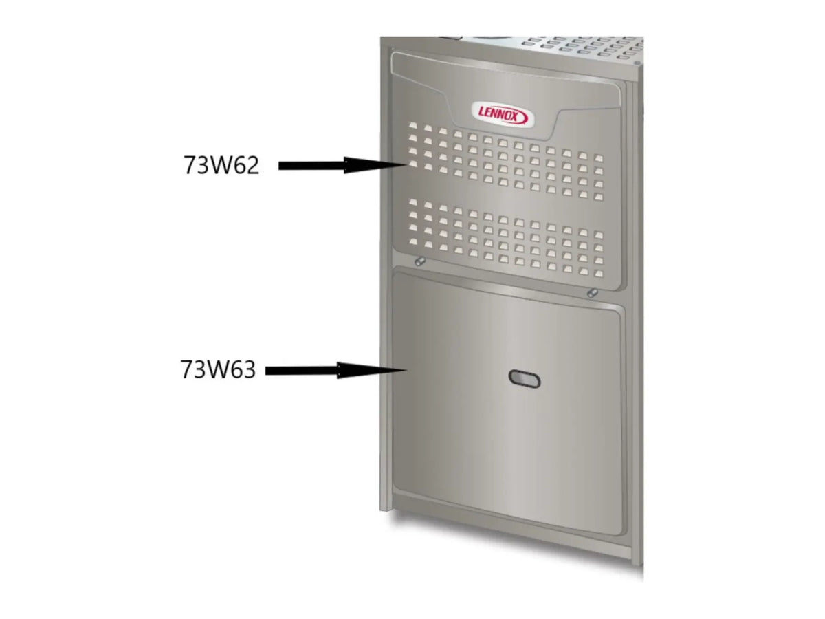 Lennox 73W62, Upper Panel Louvred Need Mod/Ser