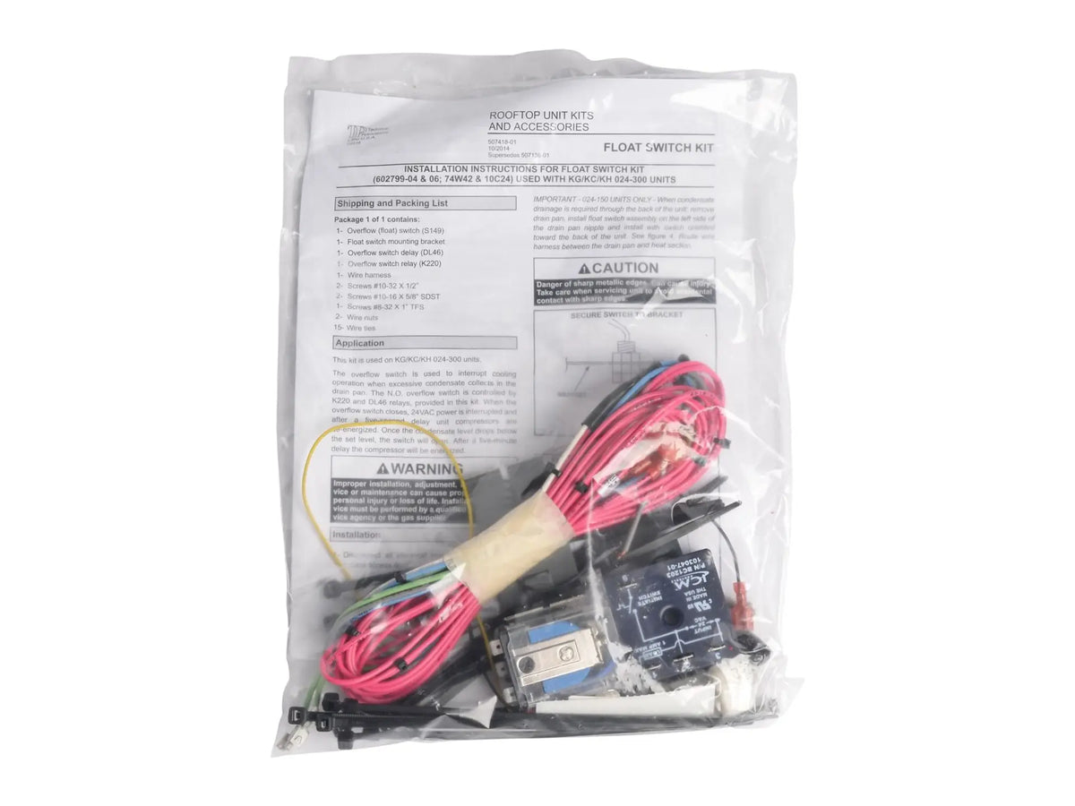 Lennox 74W42, Float Switch Kit